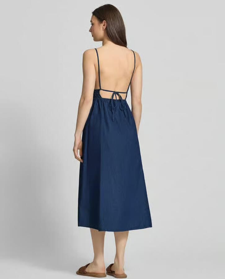 JJXX Denimjurk met vetersluiting bij de hiel model 'DEBBY CHAMBREY' - Foto 2