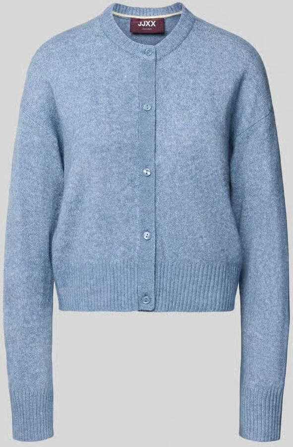 JJXX Regular fit gebreid jack met ronde hals model 'NATALIE'