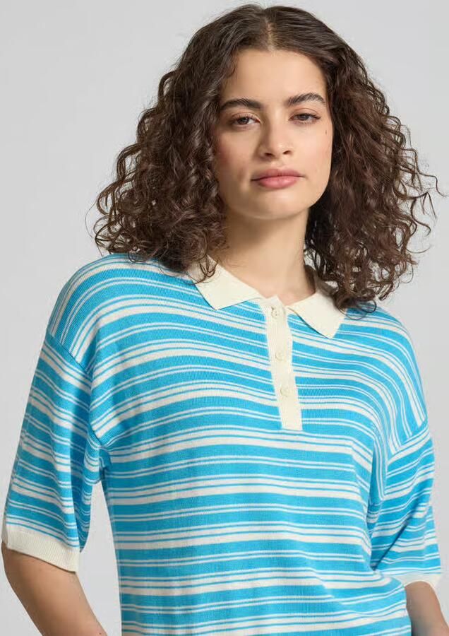 JJXX Gebreid shirt met Polokraag Model 'VILDA' - Foto 3