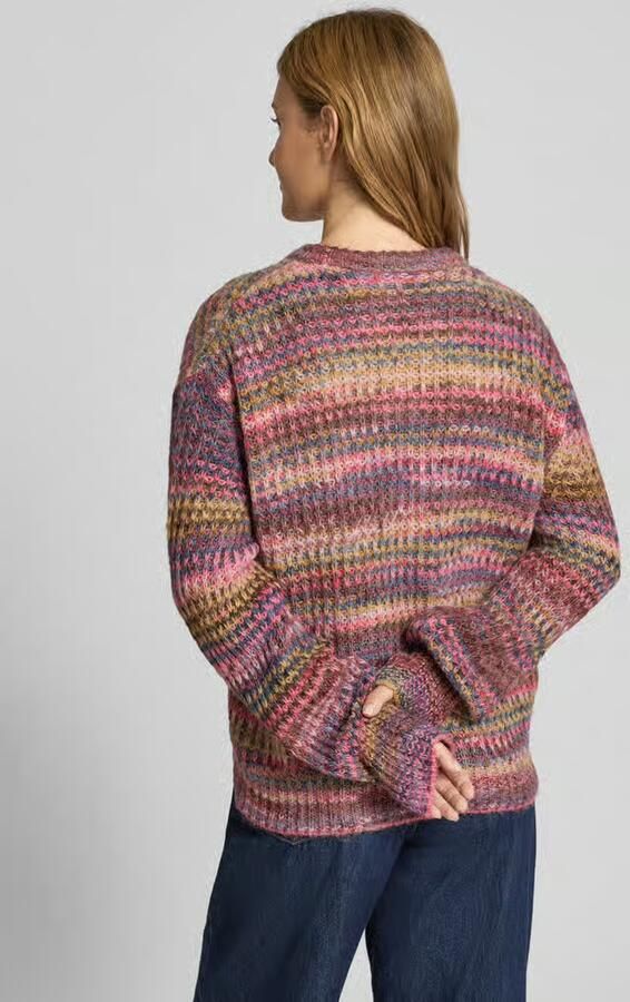 JJXX Gebreide pullover met ronde hals model 'SIMONE SPACE DYE'