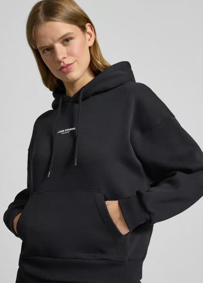 JJXX Hoodie met logo en kangoeroezak - Foto 4