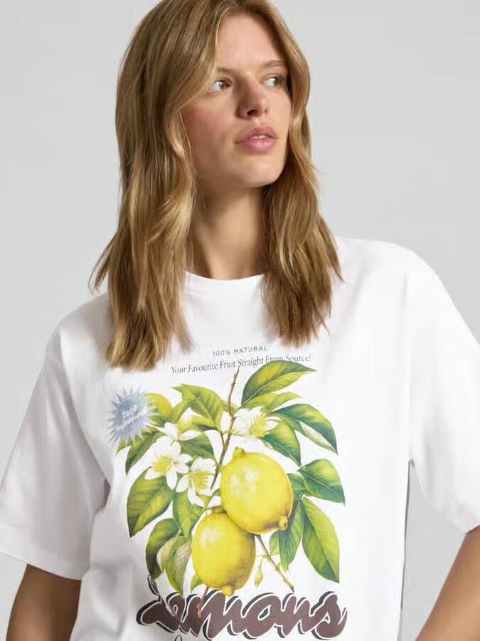 JJXX Loose fit T-shirt met motiefprint model 'MILLOW'