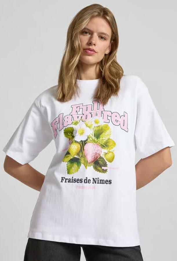 JJXX Loose fit T-shirt met motiefprint model 'MILLOW'