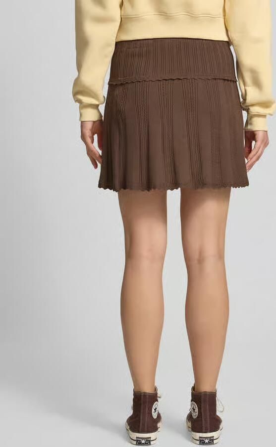 JJXX Mini-gebreide rok met elastische band model 'GIANNA'
