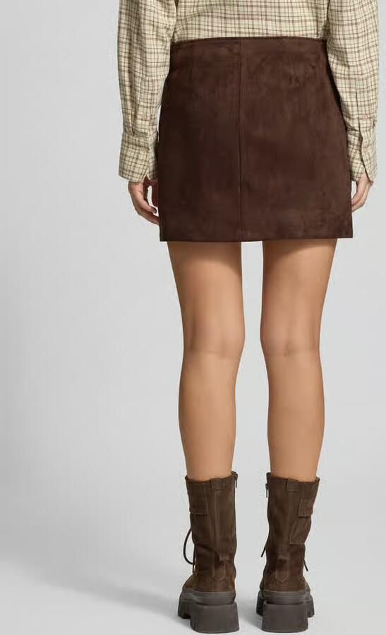 JJXX Mini-rok met fluwelige oppervlakte - Foto 2