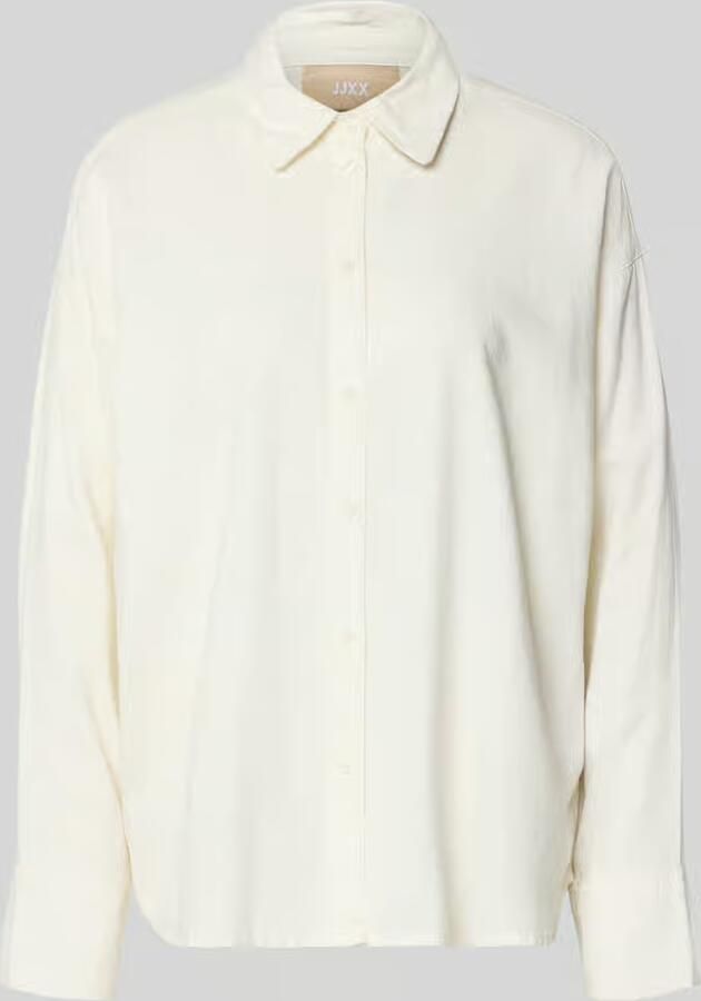 JJXX Overhemdblouse met linnen en knoopsluiting model 'ALMIRA' - Foto 2