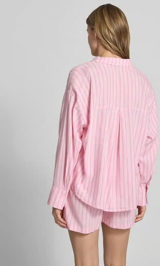 JJXX Overhemdblouse met linnen en knoopsluiting model 'ALMIRA' - Foto 3