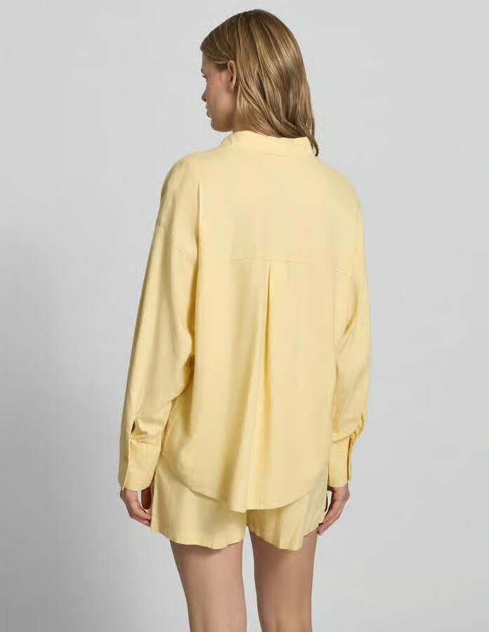 JJXX Overhemdblouse met linnen en knoopsluiting model 'ALMIRA' - Foto 4