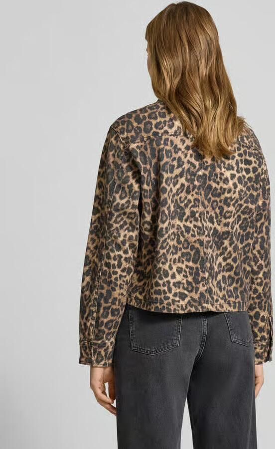 Jack & jones Leopard Print Overshirt Multicolor Dames - Foto 3