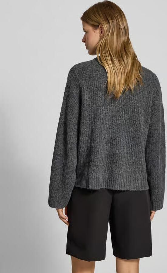 JJXX Oversized gebreide pullover met ribboorden model 'SIGGA'