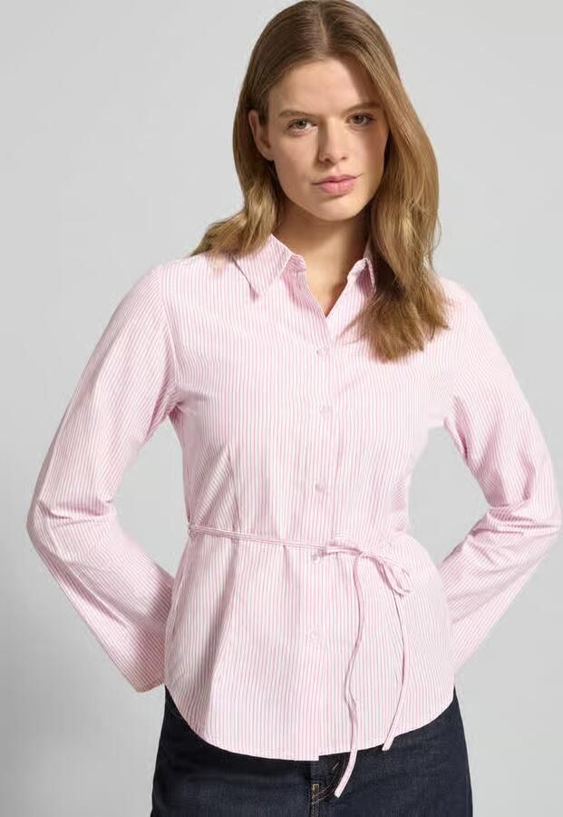 JJXX regular fit blouse met strikceintuur model 'CARO' - Foto 4