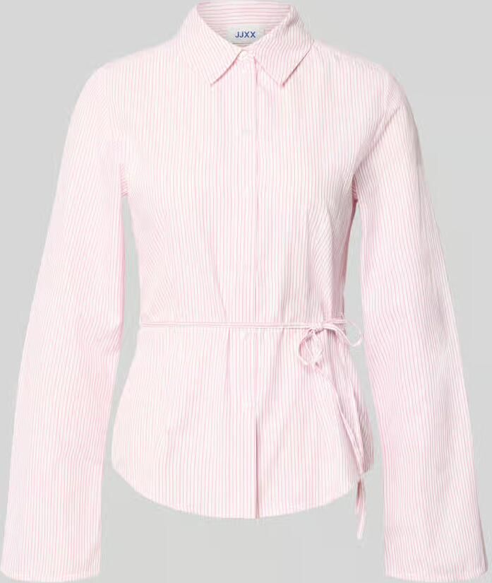 JJXX regular fit blouse met strikceintuur model 'CARO' - Foto 5
