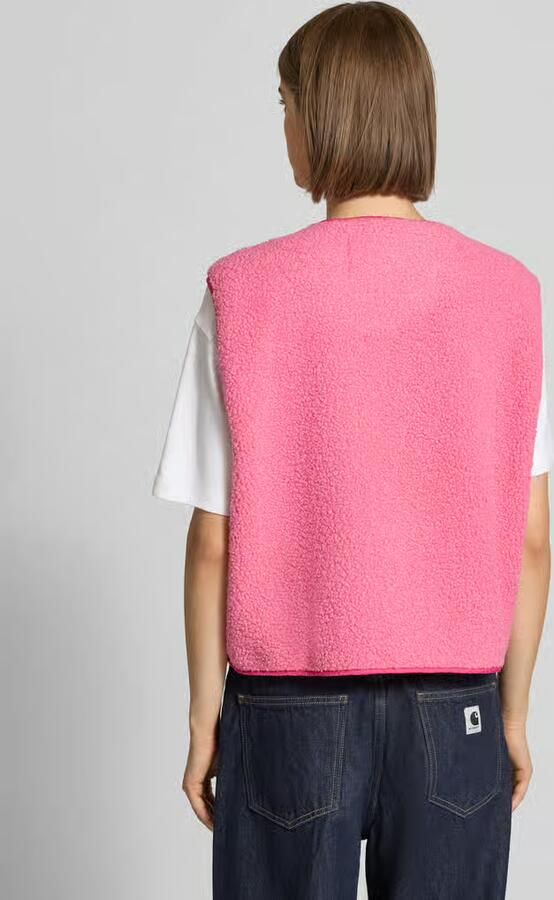 JJXX relaxed fit bodywarmer in teddy-look model 'Vera' - Foto 4