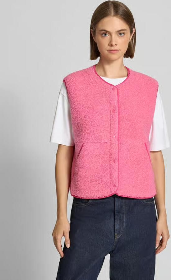 JJXX relaxed fit bodywarmer in teddy-look model 'Vera' - Foto 6