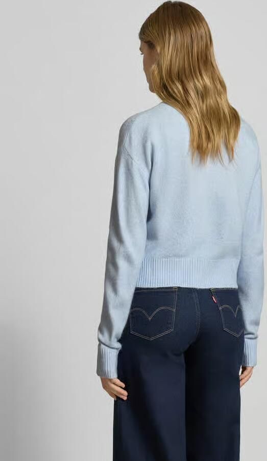 JJXX Regular fit gebreid jack met wol model 'NATALIE' - Foto 4