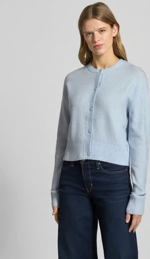 JJXX Regular fit gebreid jack met wol model 'NATALIE' - Foto 3