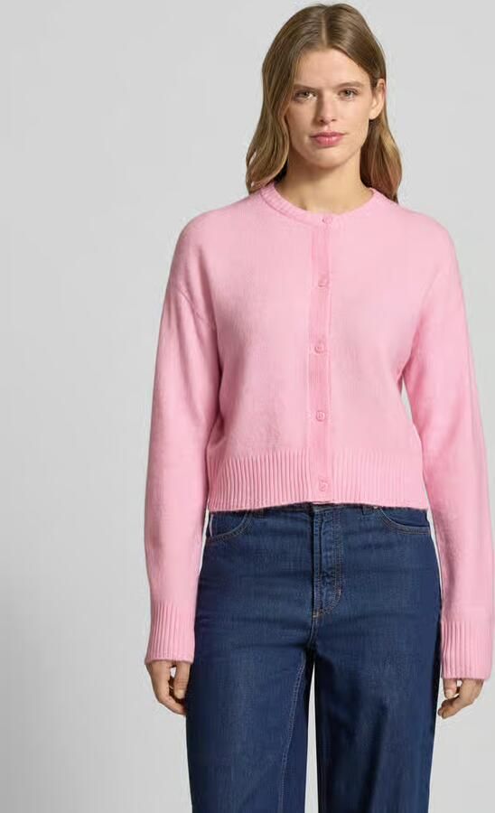 JJXX Regular fit gebreid jack met wol Model 'NATALIE' - Foto 3