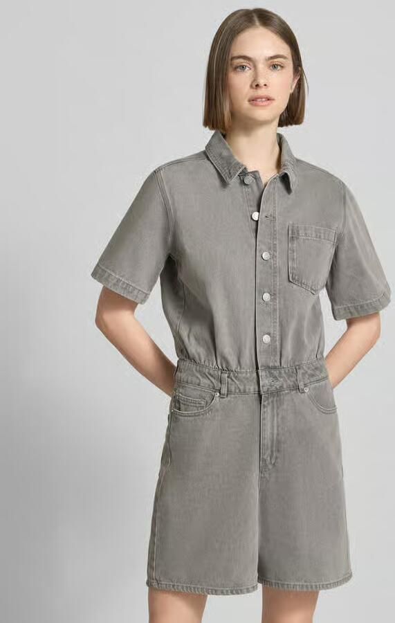 JJXX regular fit playsuit in denim-look model 'Fillipa' - Foto 2