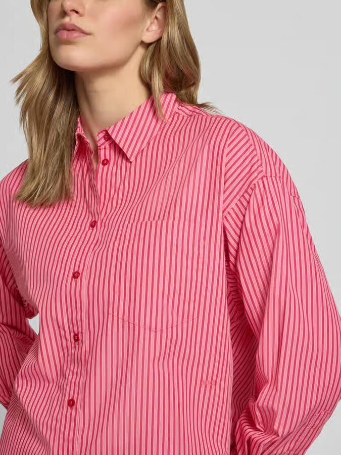 JJXX relaxed fit blouse met borstzak model 'JAMIE'