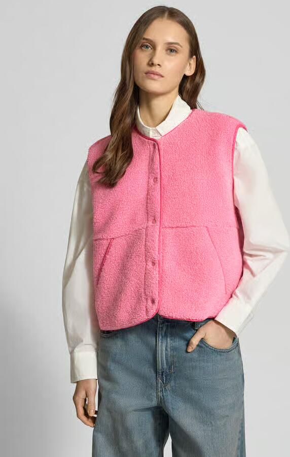 JJXX relaxed fit bodywarmer in teddy-look model 'Vera' - Foto 3