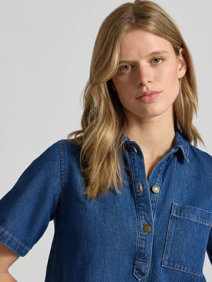JJXX relaxed fit minijurk in denimlook model 'Amara'
