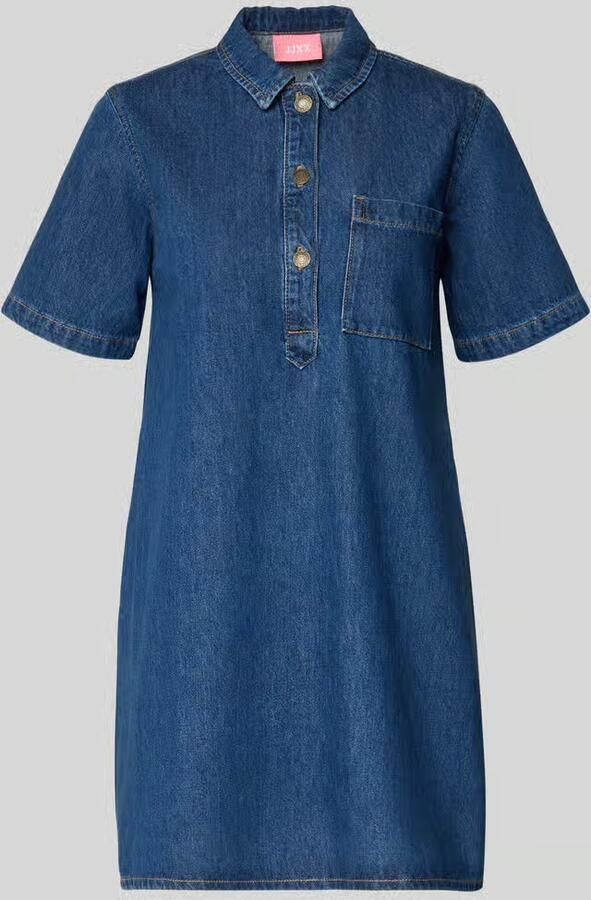JJXX relaxed fit minijurk in denimlook model 'Amara' - Foto 2