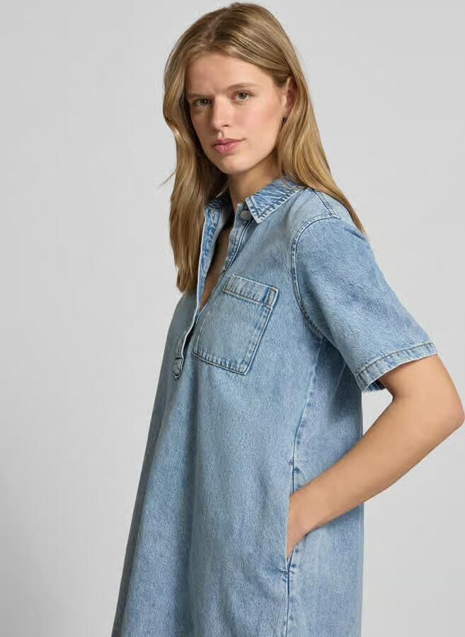 JJXX relaxed fit minijurk in denimlook model 'Amara'