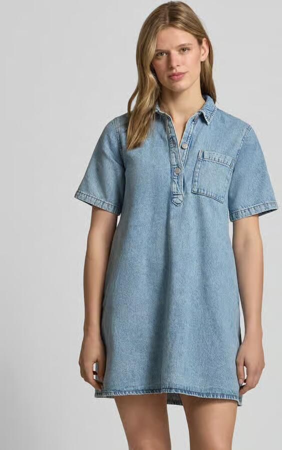 JJXX relaxed fit minijurk in denimlook model 'Amara' - Foto 3
