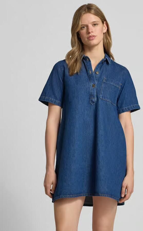 JJXX relaxed fit minijurk in denimlook model 'Amara' - Foto 2
