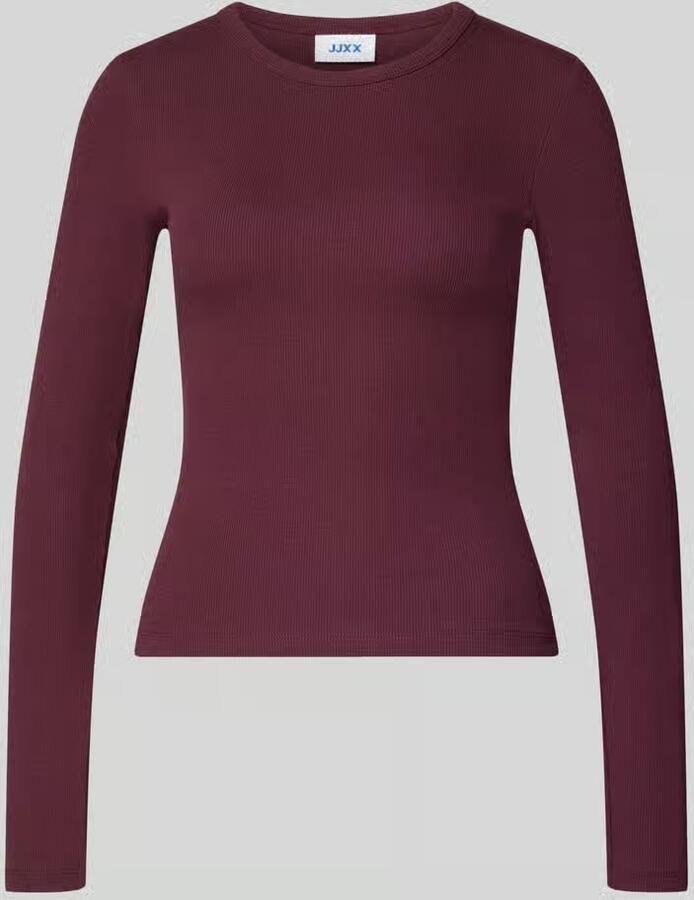 JJXX Shirt met lange mouwen in riblook model 'FREYA'