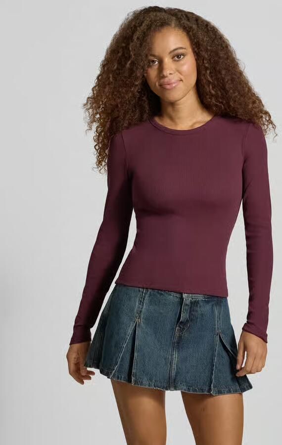 JJXX Shirt met lange mouwen in riblook model 'FREYA' - Foto 5