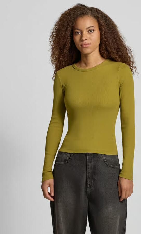 JJXX Shirt met lange mouwen in riblook model 'FREYA' - Foto 3