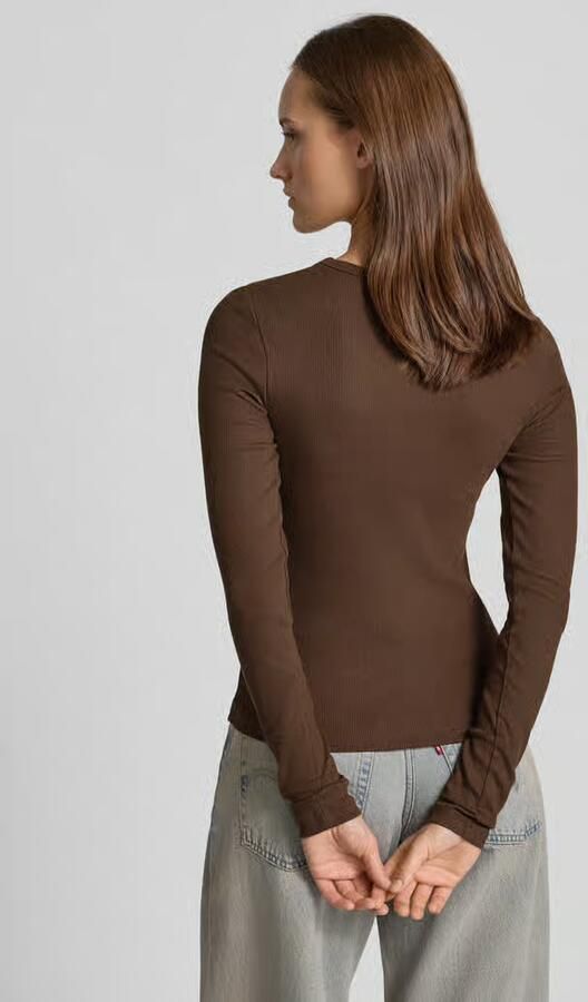 JJXX Shirt met lange mouwen met ronde hals model 'FREYA' - Foto 3