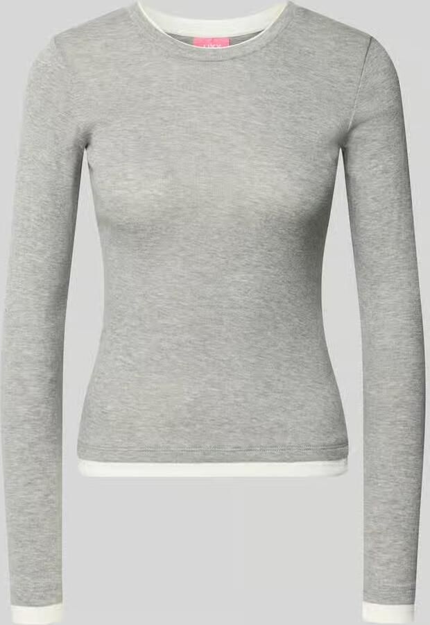 JJXX Shirt met lange mouwen met ronde hals model 'HENNA'