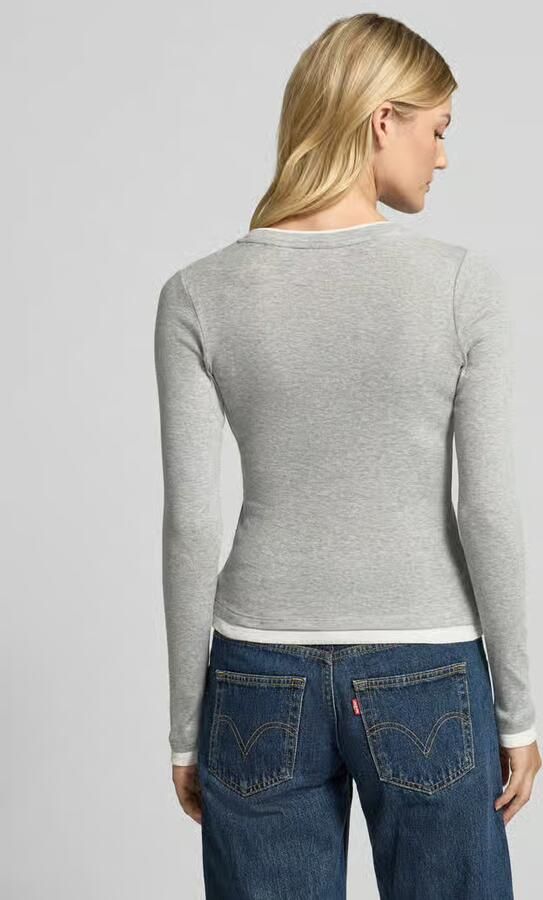 JJXX Shirt met lange mouwen met ronde hals model 'HENNA' - Foto 3