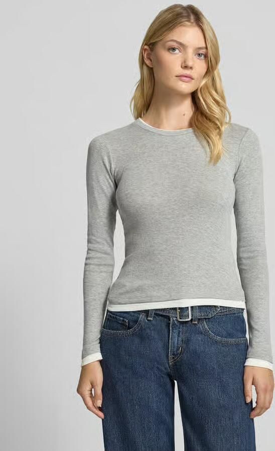 JJXX Shirt met lange mouwen met ronde hals model 'HENNA' - Foto 2