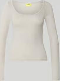 JJXX Shirt met lange mouwen met u-hals model 'STAR'