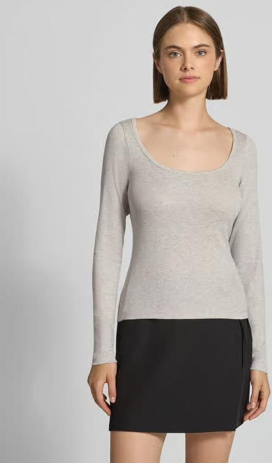JJXX Shirt met lange mouwen met u-hals model 'STAR' - Foto 2