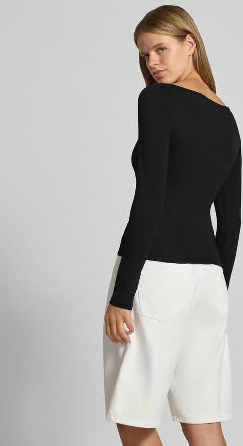 JJXX Shirt met lange mouwen met u-hals model 'STAR' - Foto 3