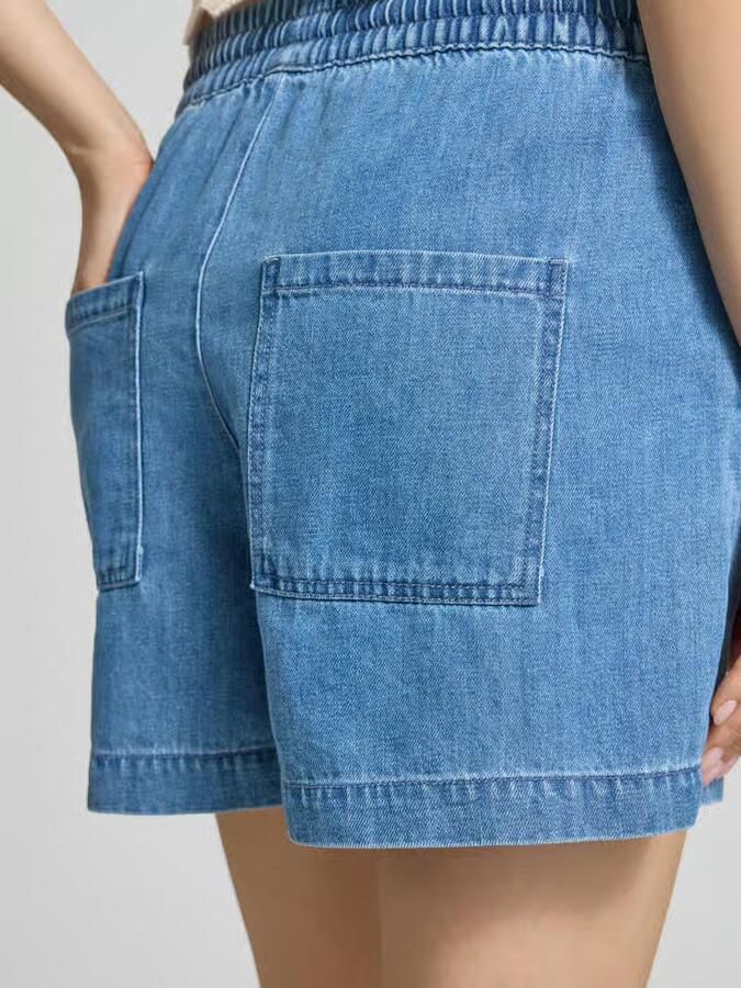 JJXX Short met elastische band en trekkoord model 'RUE' - Foto 4