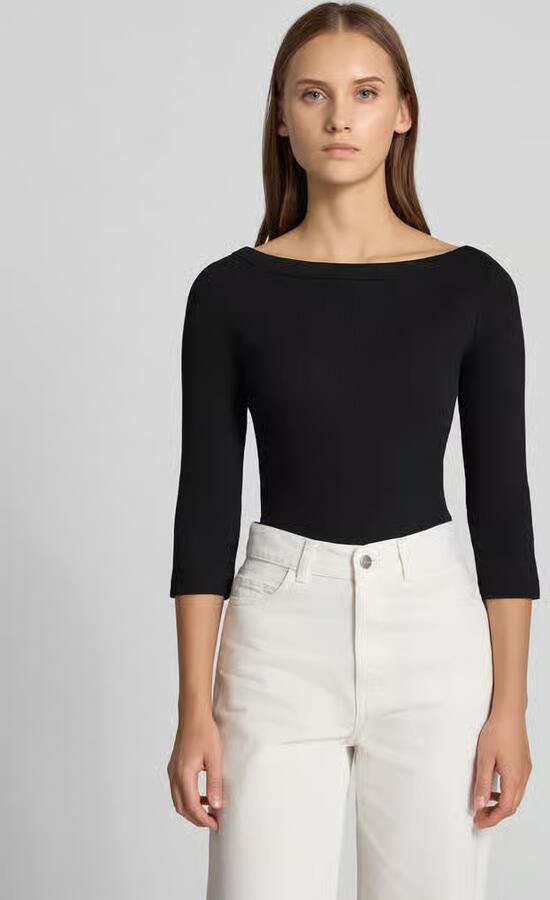 JJXX slim fit shirt met lange mouwen met 3 4-mouw model 'FIFI' - Foto 5