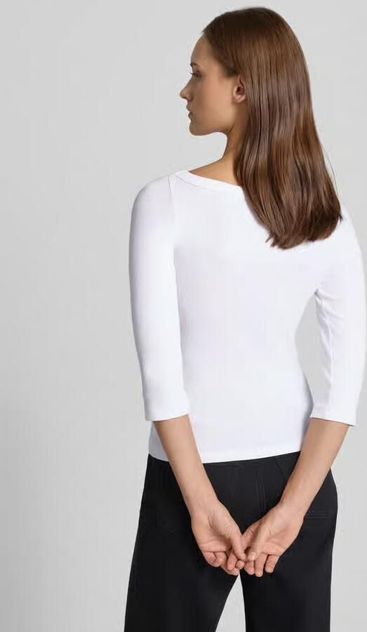 JJXX slim fit shirt met lange mouwen met 3 4-mouw model 'FIFI' - Foto 6