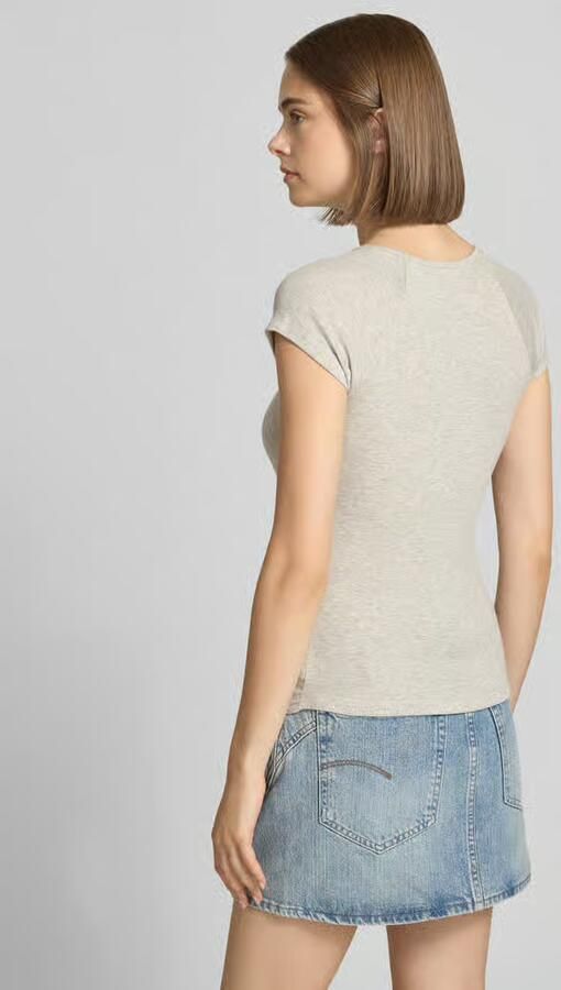 JJXX Slim fit T-shirt met ronde hals model 'Star' - Foto 3