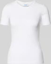 JJXX T-shirt met geribde ronde hals model 'FRANKIE' - Foto 4