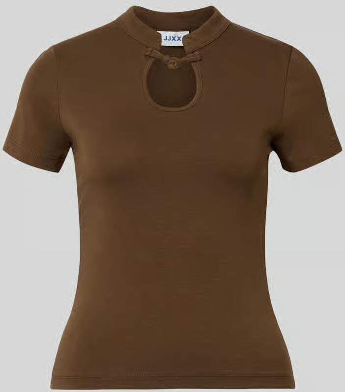 JJXX T-shirt met opstaande kraag model 'GIGI'