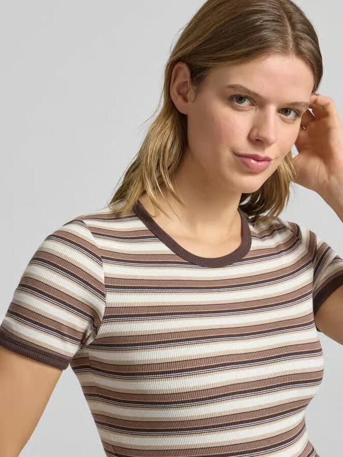 JJXX T-shirt met ronde hals model 'FRANKIE'