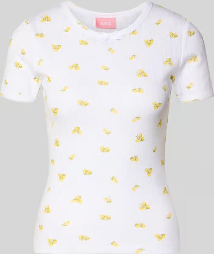 JJXX T-shirt met strikdetail model 'ELIZA' - Foto 2