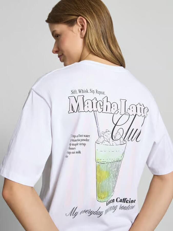 JJXX t-shirt van katoen model 'LATTE'
