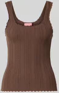 JJXX Tanktop in ajourtricot met vierkante hals model 'GIANNA'