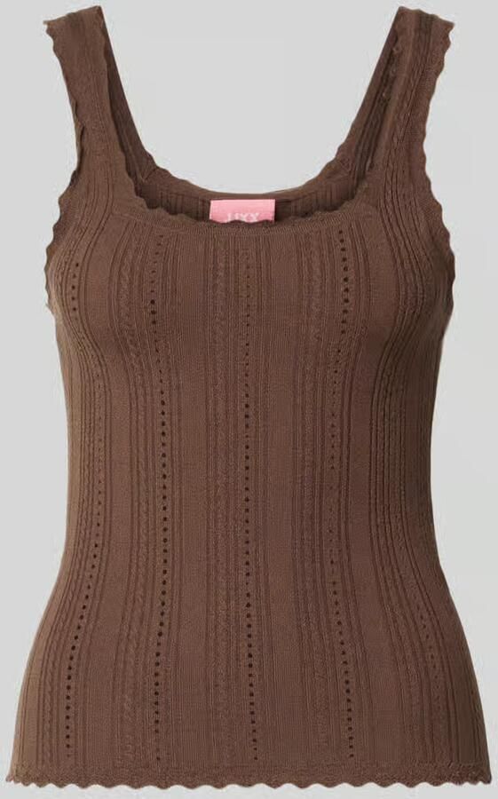 JJXX Tanktop in ajourtricot met vierkante hals model 'GIANNA' - Foto 2